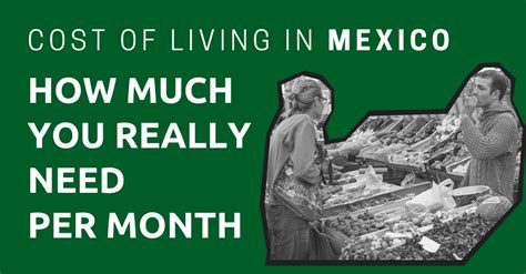 cost of living in mexico per year